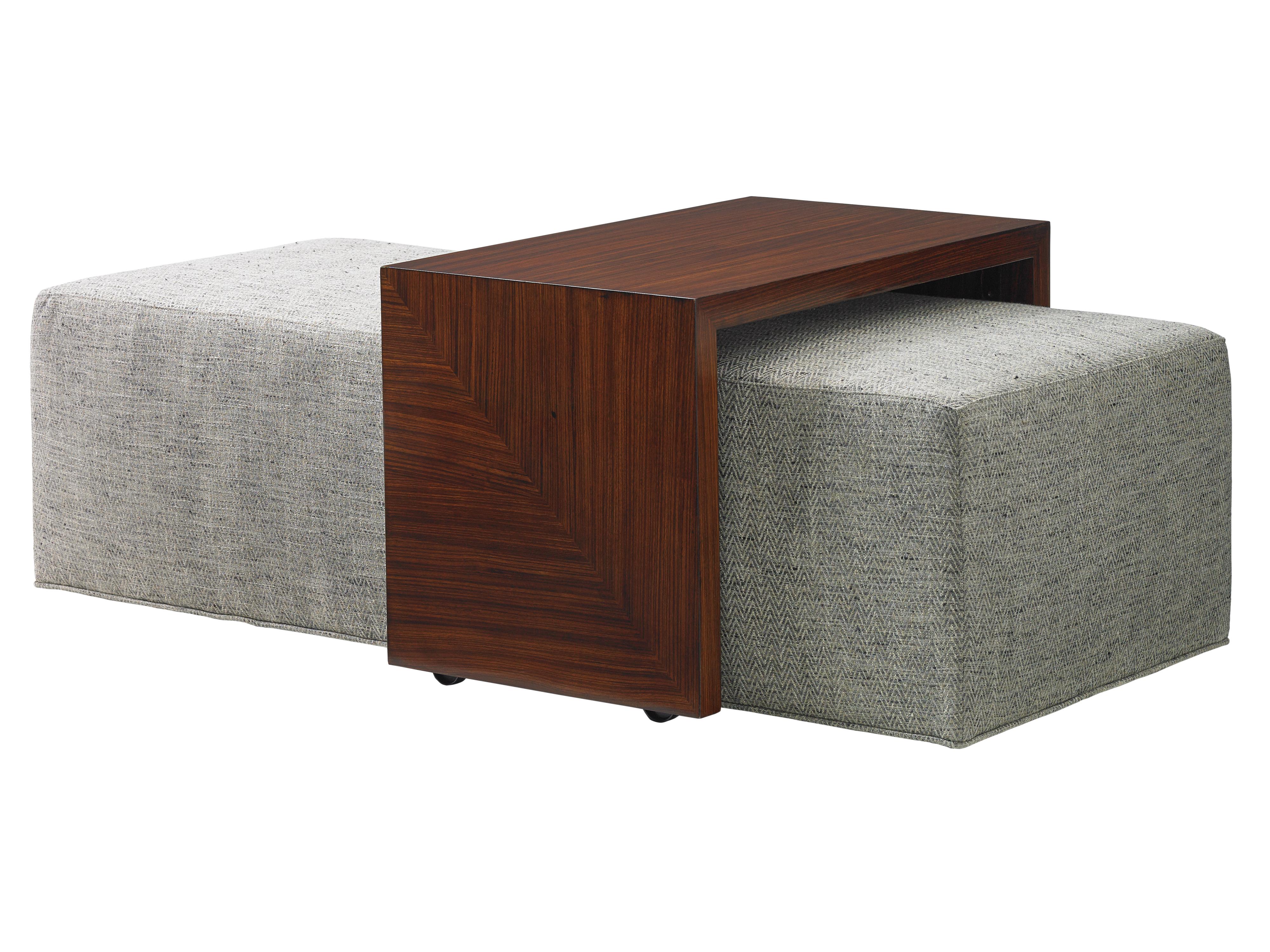 Ottoman on sale sliding tray